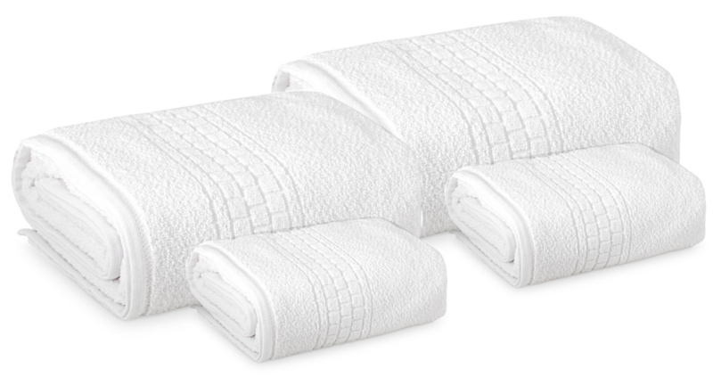 Jogo de Toalhas Deluxe 4 Peças (2 banhão / 2 rosto) 450g/m²