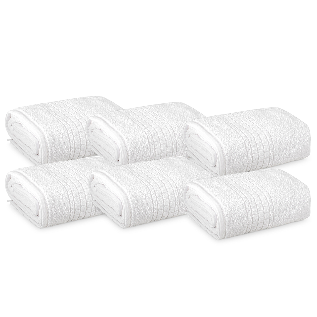 Kit 6 Toalhas Banhão Deluxe 450g/m²
