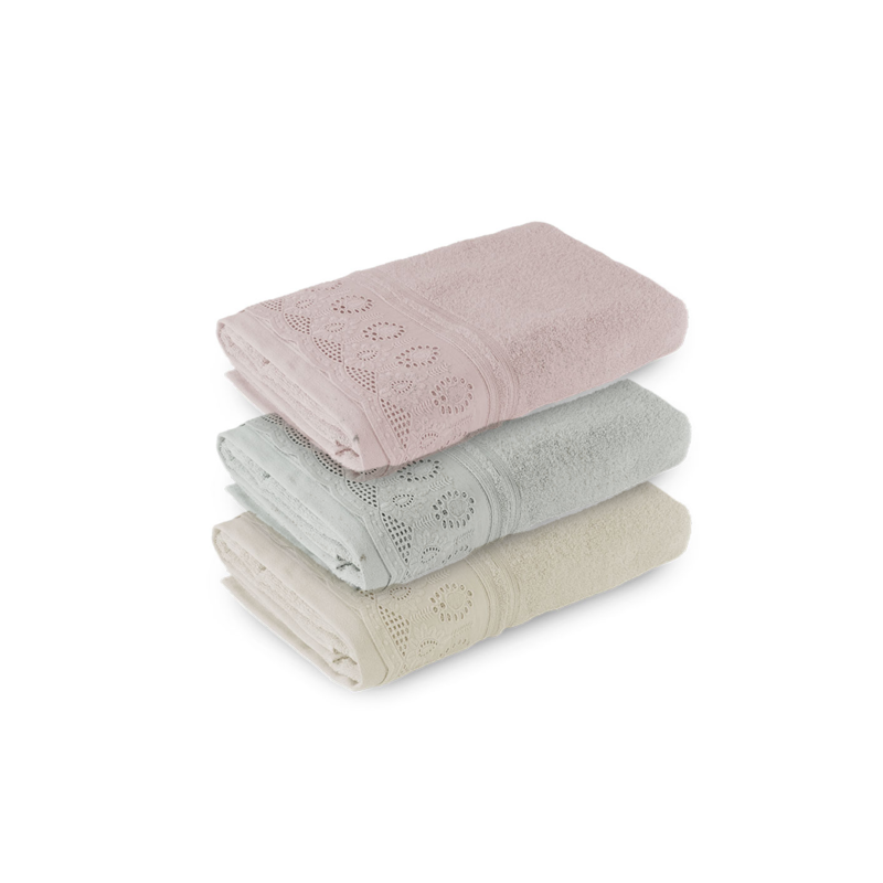 Kit 3 Toalhas Banhão Marselle 450g/m²